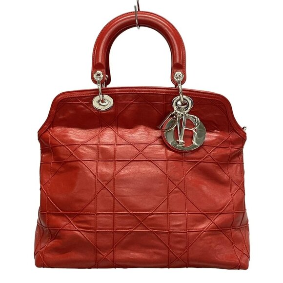 Dior Handbags - DIOR/ChristianDior Granville - Bordeaux Leather Handbag 938-072525